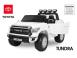 Masina electrica toyota tundra 2x45w cu roti eva scaun tapitat alb 521975 poza 1